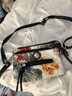Stone Mountain Floral Print Crossbody Bag